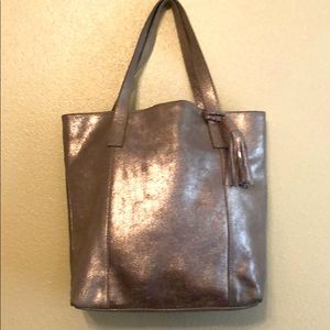 Gold Soft Leather Bag